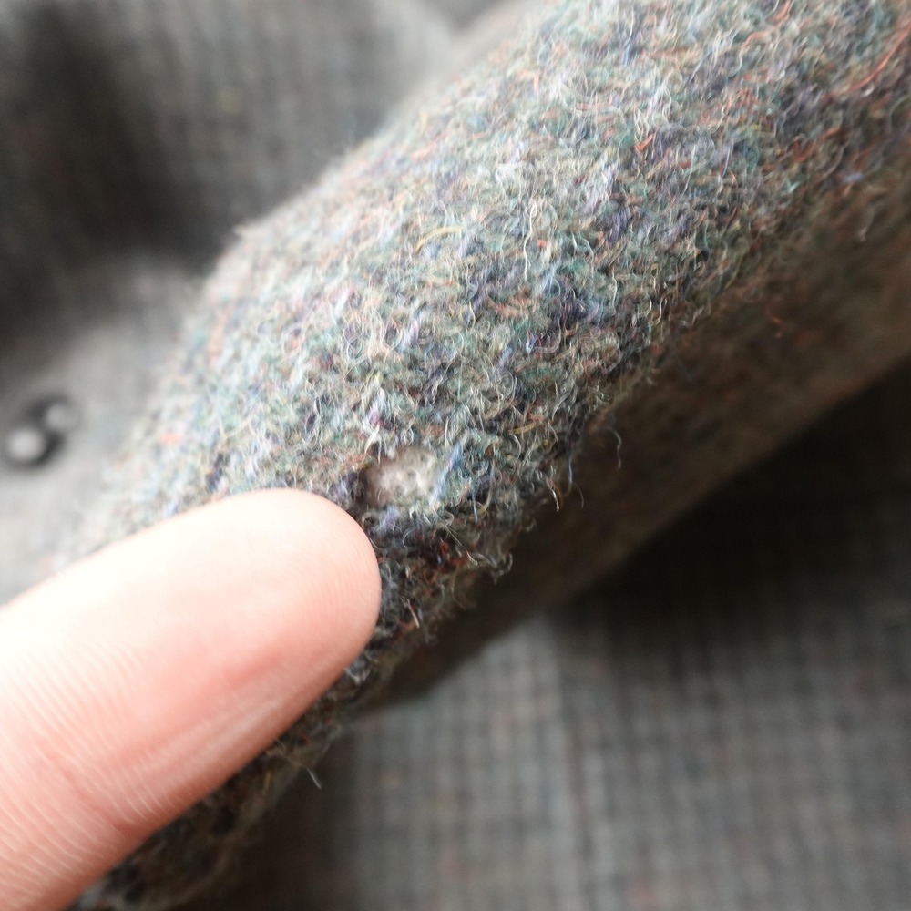 VTG Pendleton Blazer Mens 44 Gray Wool Tweed Elbow Patch Sport Coat Jacket USA - Picture 7 of 15